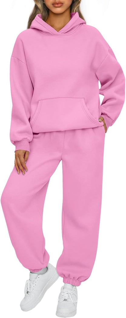AUTOMET Womens 2 Piece Lounge Sweat Sets Fall Fashion Matching Sweatsuits