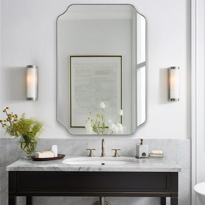 Andy Star Unique Rectangle Wall Mirror, 24"X32"