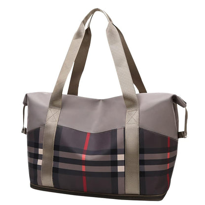 Women Travel Duffel, Large Expandable Weekender Carry-on Tote