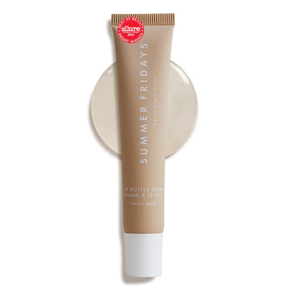 Summer Fridays Lip Butter Balm - Moisturizing Lip Gloss for Instant Shine + Sheer Color