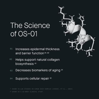 Oneskin Face Os-01 Peptide Topical Supplement | Skin Longevity Age Reversal Moisturizer | Safe for Sensitive Skin, Fragrance-Free