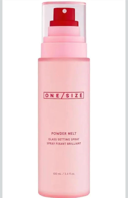 O/S Powdered Glass Setting Spray Melt Hydrating, Up to 12-Hour Makeup Wear, Ultra-Smooth Finish. Size: (3.4 Oz / 3.4 Fl Oz)
