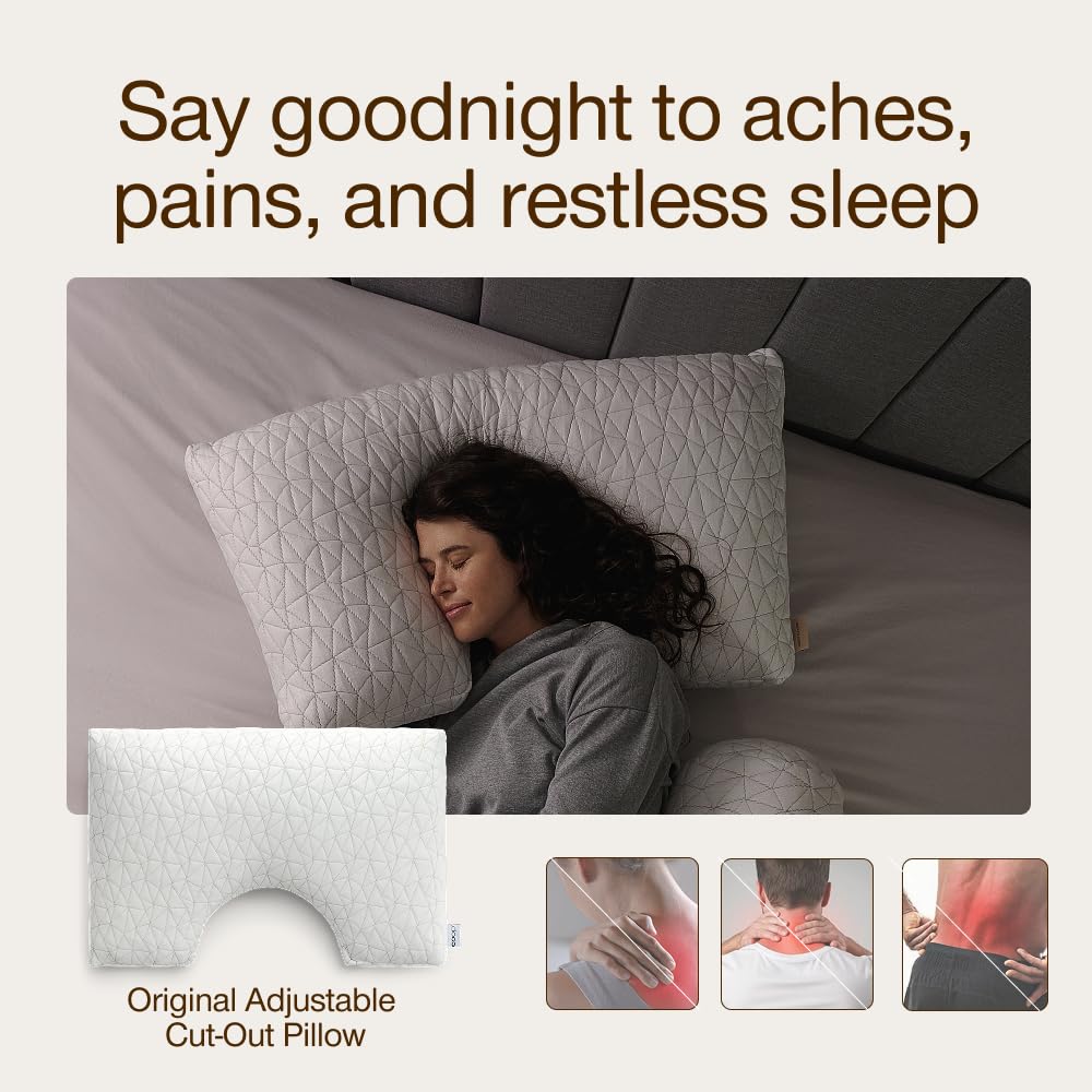 Coop Home Goods Original Adjustable Pillow, Queen Size Bed Pillows