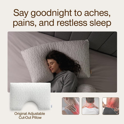 Coop Home Goods Original Adjustable Pillow, Queen Size Bed Pillows