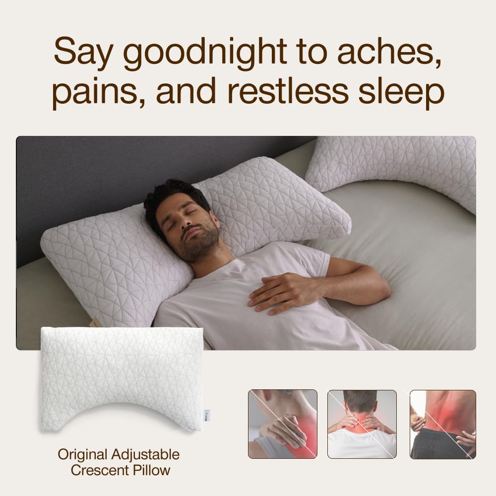 Coop Home Goods Original Adjustable Pillow, Queen Size Bed Pillows