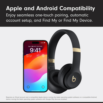 Beats Solo 4 - Wireless On-Ear Bluetooth Headphones, Up to 50-Hour Battery Life, Ultra-Lightweight Comfort