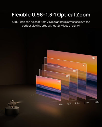 XGIMI Elfin Flip 4K Portable Projector with wifi and bluetooth, Google TV