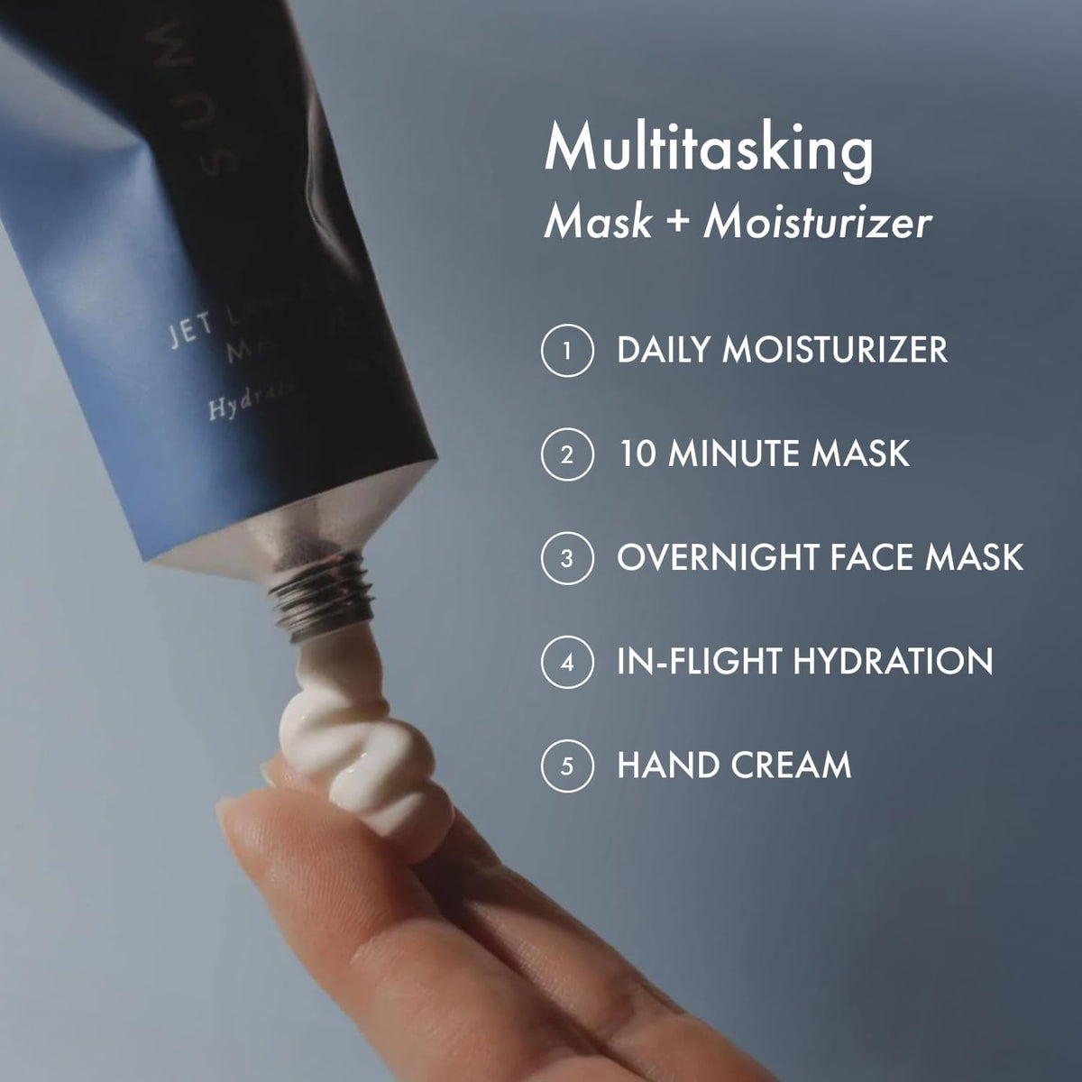 Summer Fridays Jet Lag Mask - Hydrating Overnight Face Mask, Moisturizer + Eye Cream - Enriched with Hyaluronic Acid, Niacinamide, + Antioxidants