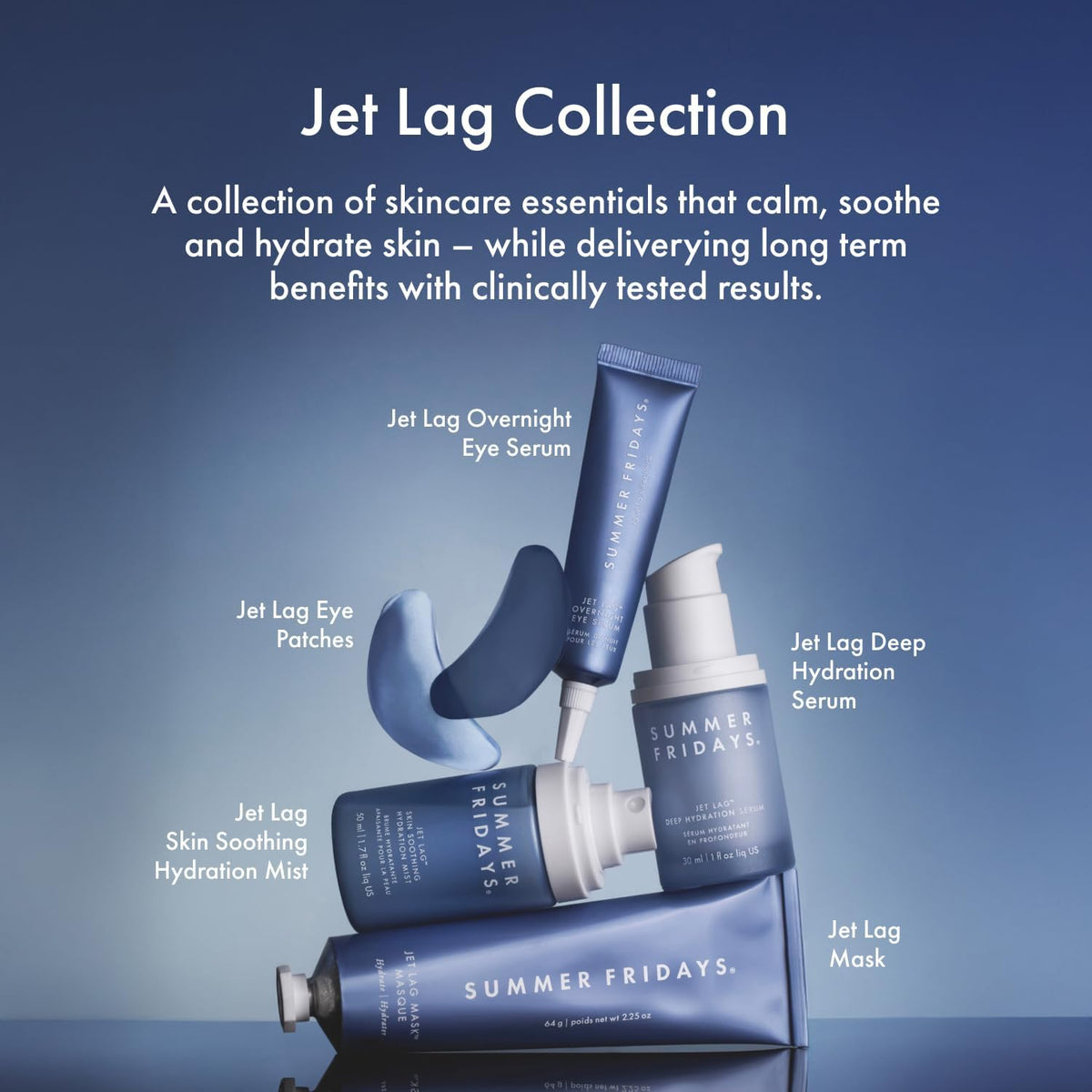 Summer Fridays Jet Lag Mask - Hydrating Overnight Face Mask, Moisturizer + Eye Cream - Enriched with Hyaluronic Acid, Niacinamide, + Antioxidants