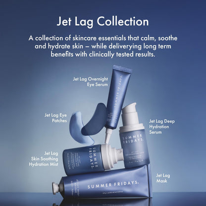 Summer Fridays Jet Lag Mask - Hydrating Overnight Face Mask, Moisturizer + Eye Cream - Enriched with Hyaluronic Acid, Niacinamide, + Antioxidants