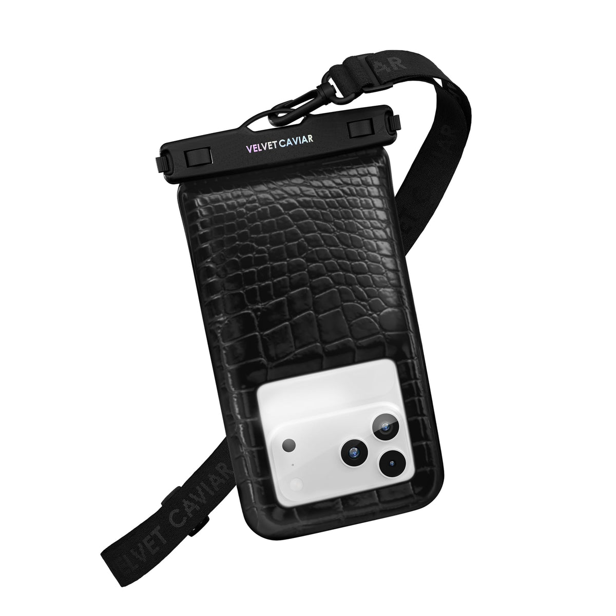 VELVET CAVIAR Waterproof Phone Pouch with Lanyard