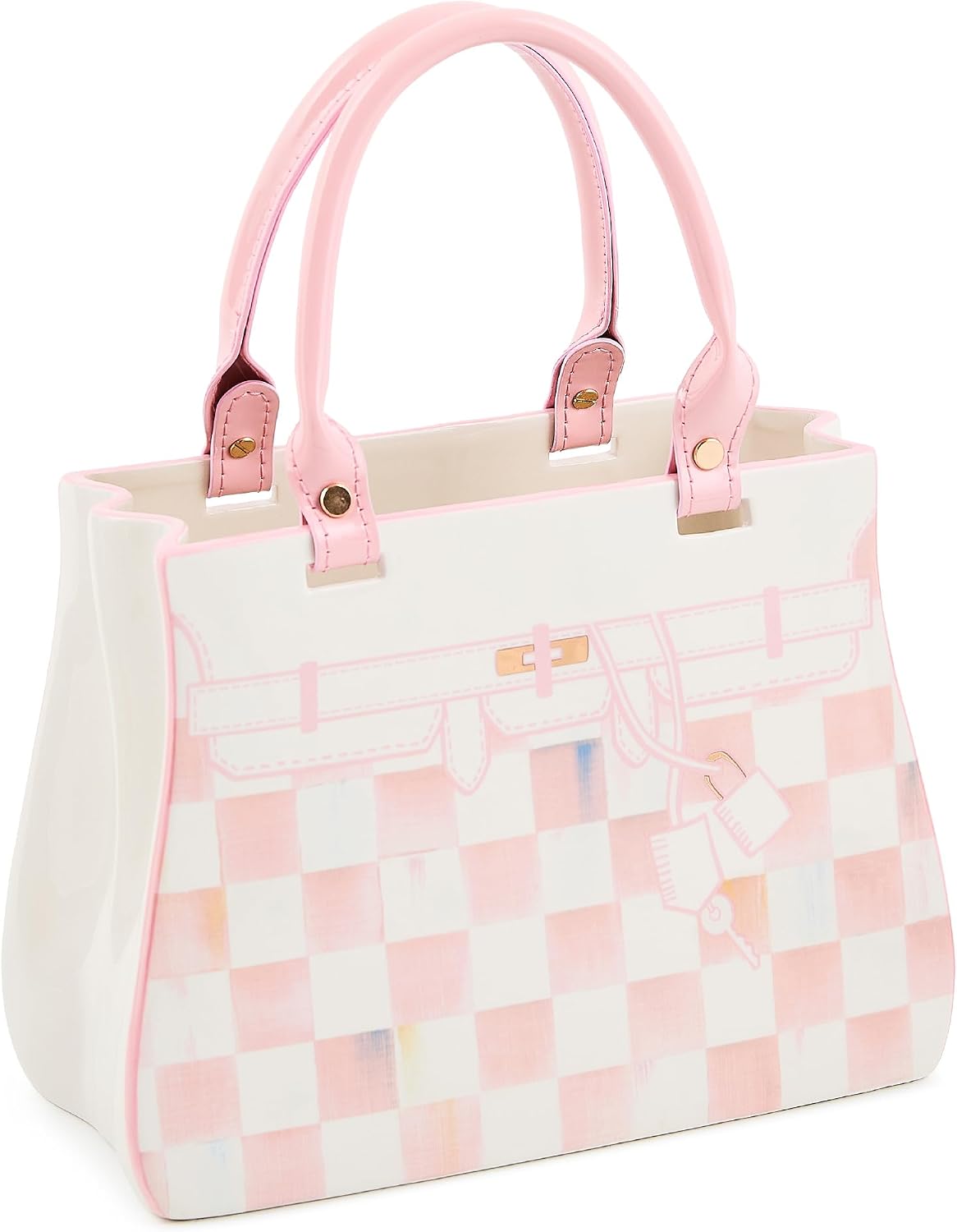 MACKENZIE-CHILDS Ceramic Handbag Vase