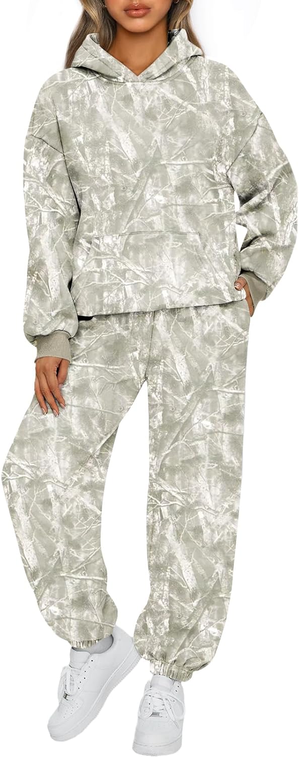 AUTOMET Womens 2 Piece Lounge Sweat Sets Fall Fashion Matching Sweatsuits