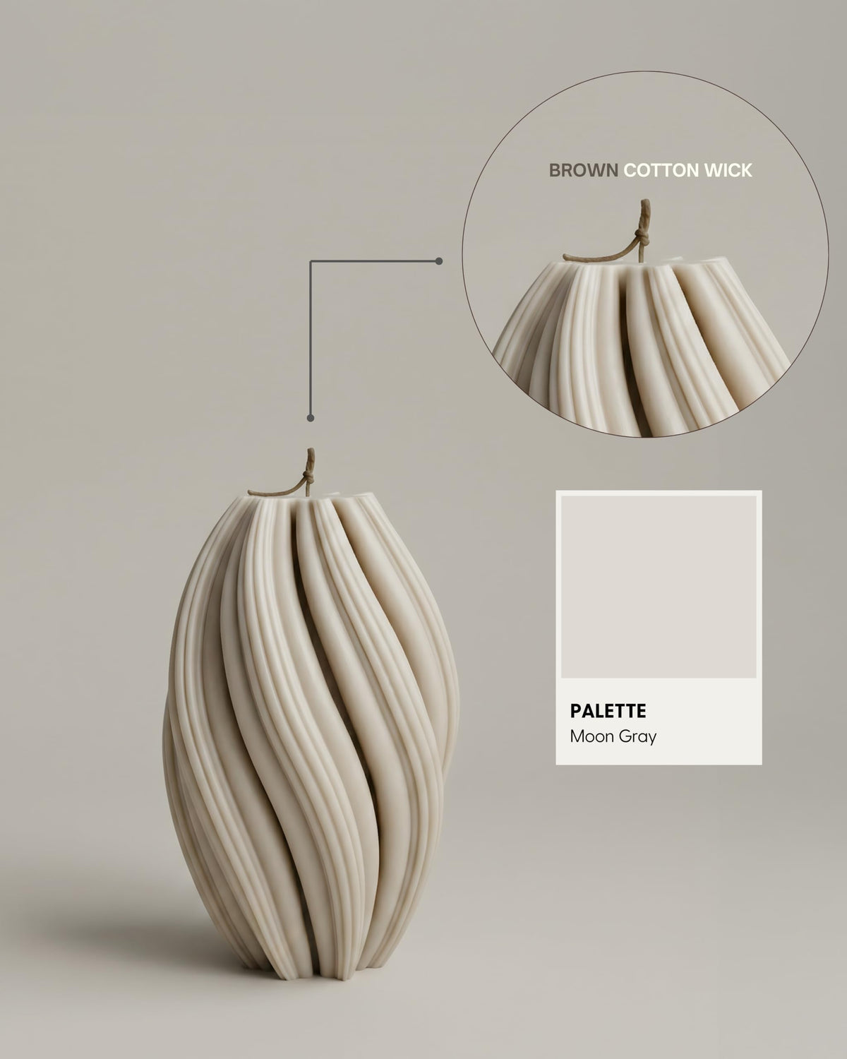 Lawa Swirl Candle