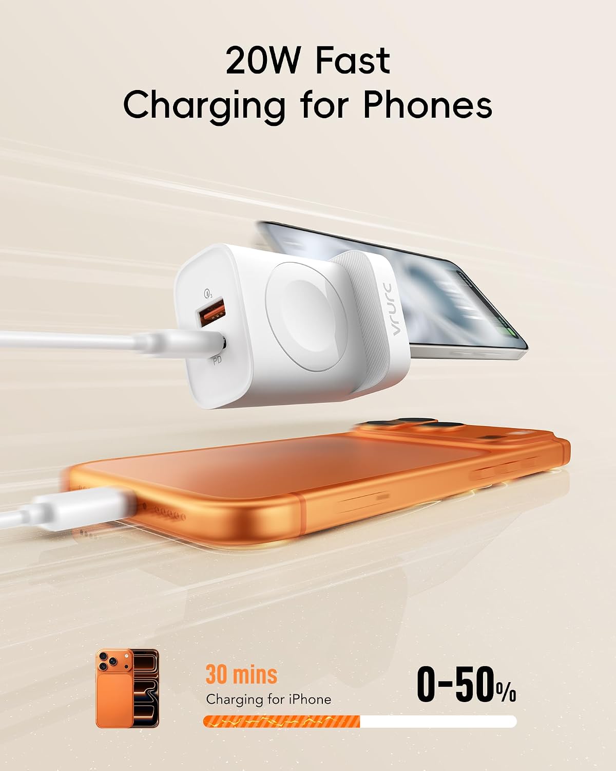 VRURC Fast Charger for Apple Watch
