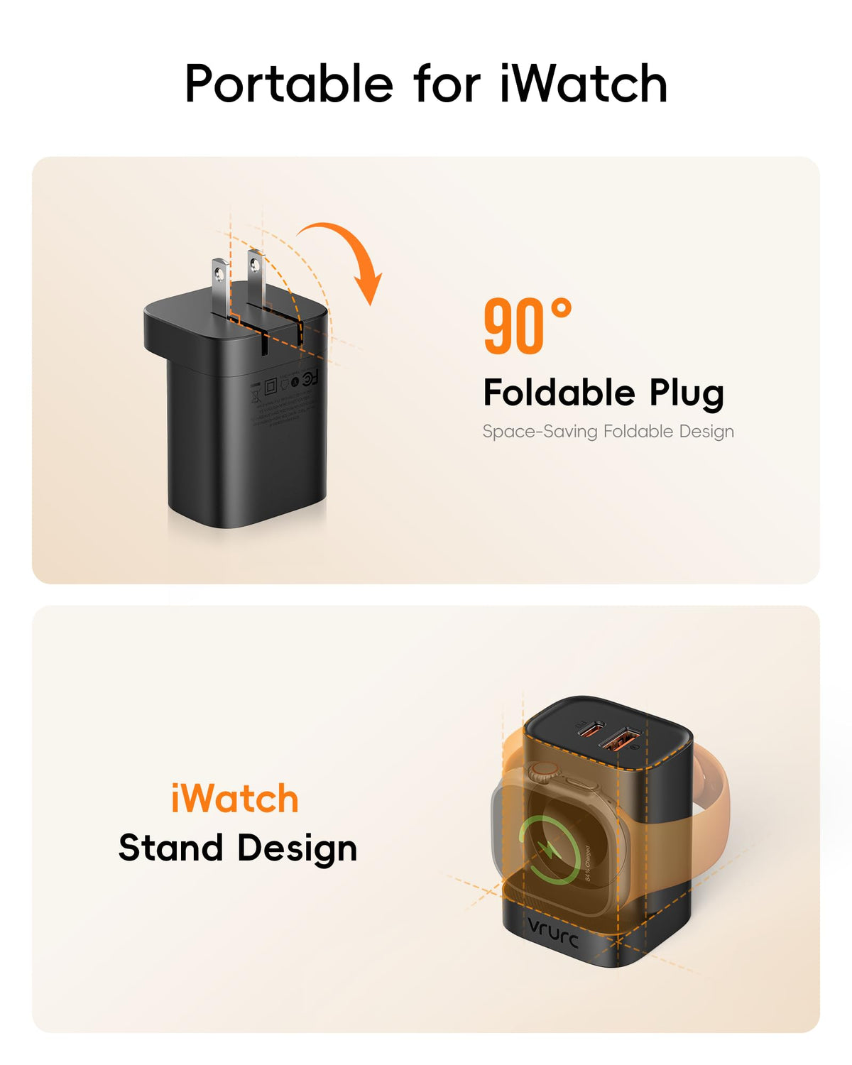 VRURC Fast Charger for Apple Watch
