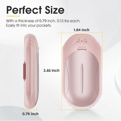 AI Hand Warmers Rechargeable 2 Pack, AI Smart Chips Electric Hand Warmers, 20Hrs Long