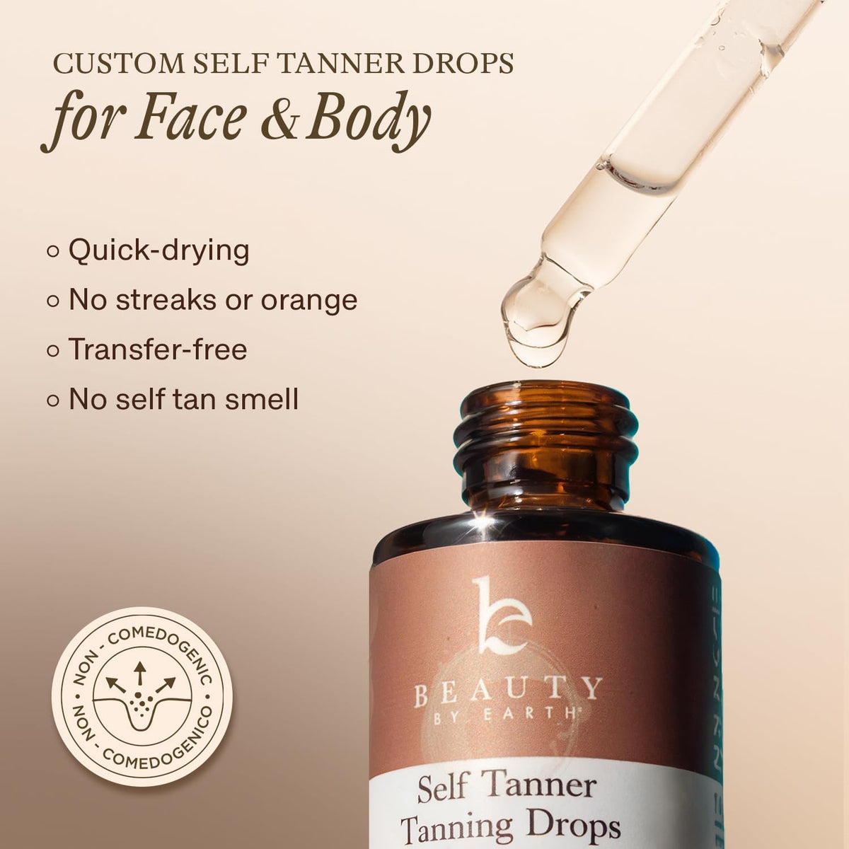 Self Tanning Drops - Usa Made with Natural & Organic Ingredients