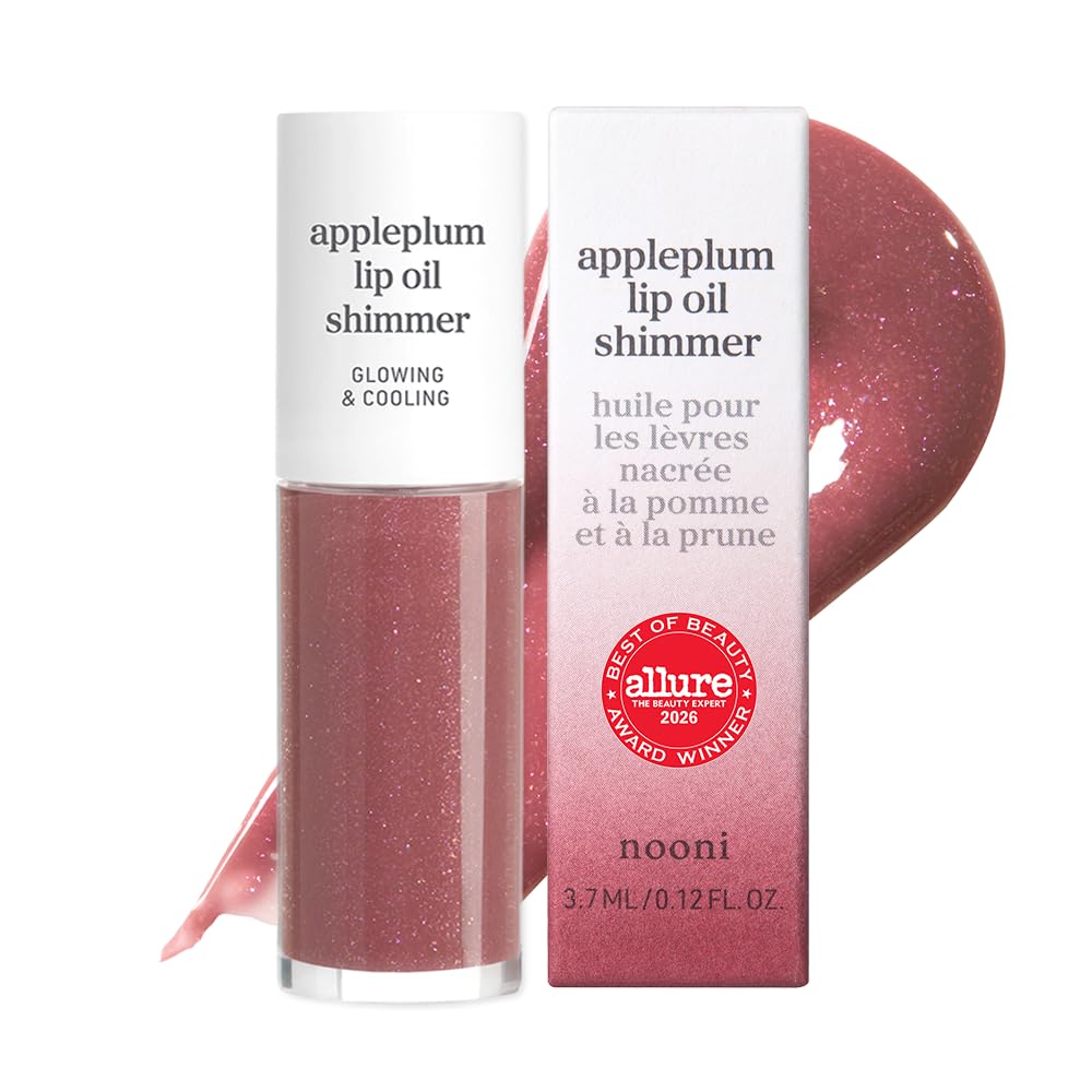 NOONI Korean Lip Oil - Applepeony - pH Color-Changing Plumping Lip Gloss