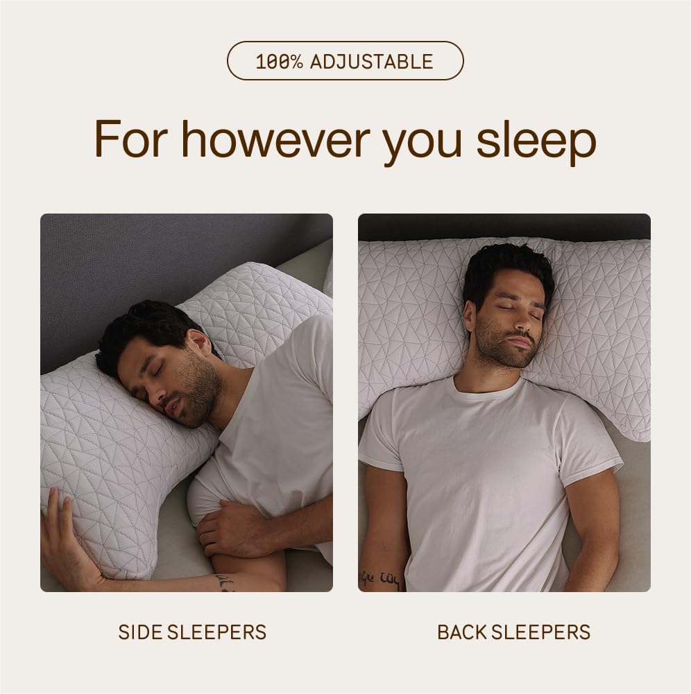 Coop Home Goods Original Adjustable Pillow, Queen Size Bed Pillows
