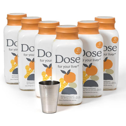 Dose for Your Liver Cleanse Detox & Repair, 16oz Bottle, 3 Pack