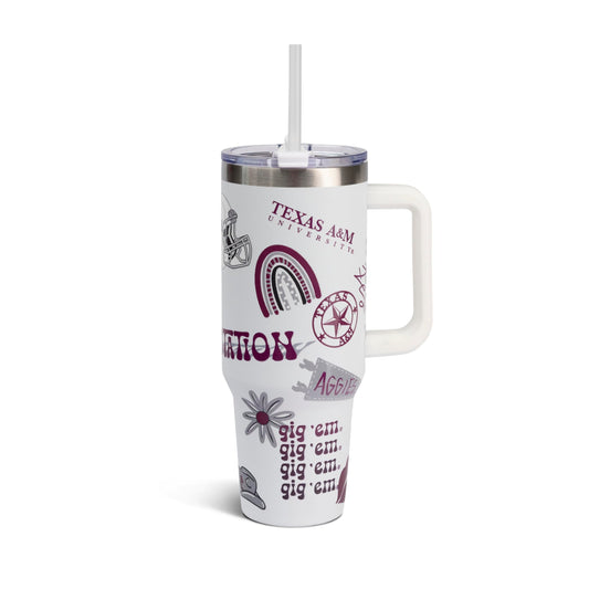 The Memory Company Officially Licensed NCAA - Texas A&M University 40oz Team Spirit Game Day Tumbler