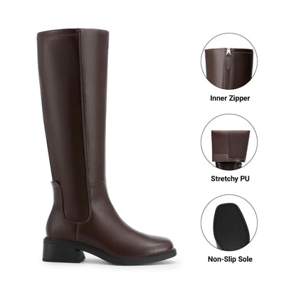 DREAM PAIRS Women's Knee High Riding Tall Boots