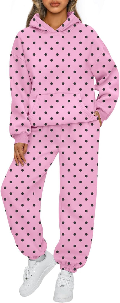 AUTOMET Womens 2 Piece Lounge Sweat Sets Fall Fashion Matching Sweatsuits