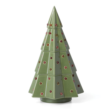 Kate Spade New York Evergreen Large Lit Tree Figurine, Christmas & Holiday Decor