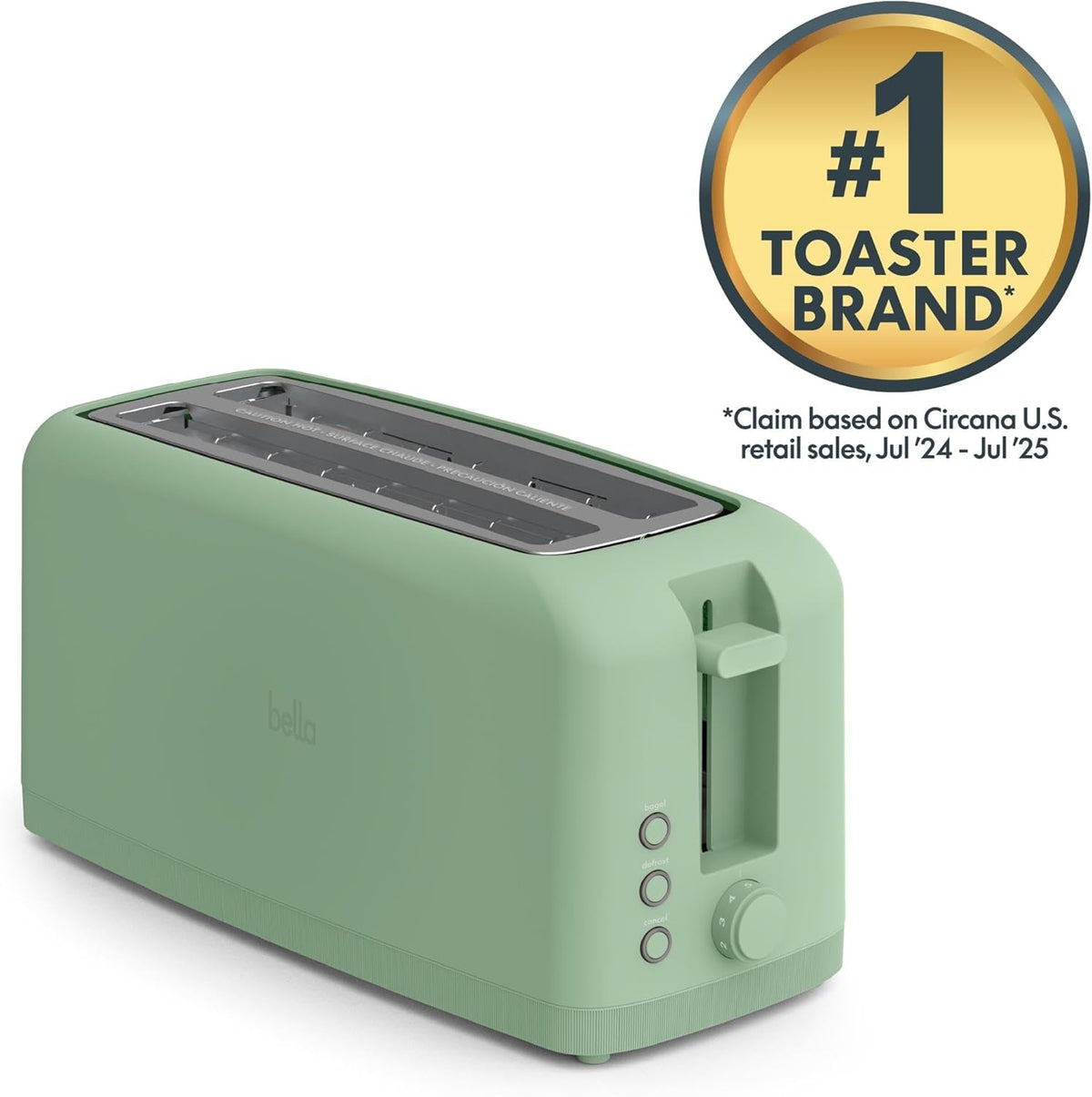 Fits Sourdough, 10” Long Slot, Anti Jam & Auto Shutoff, 900 Watt