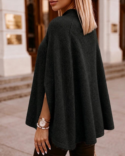 CHICME Women’s Knit Cape Sweater
