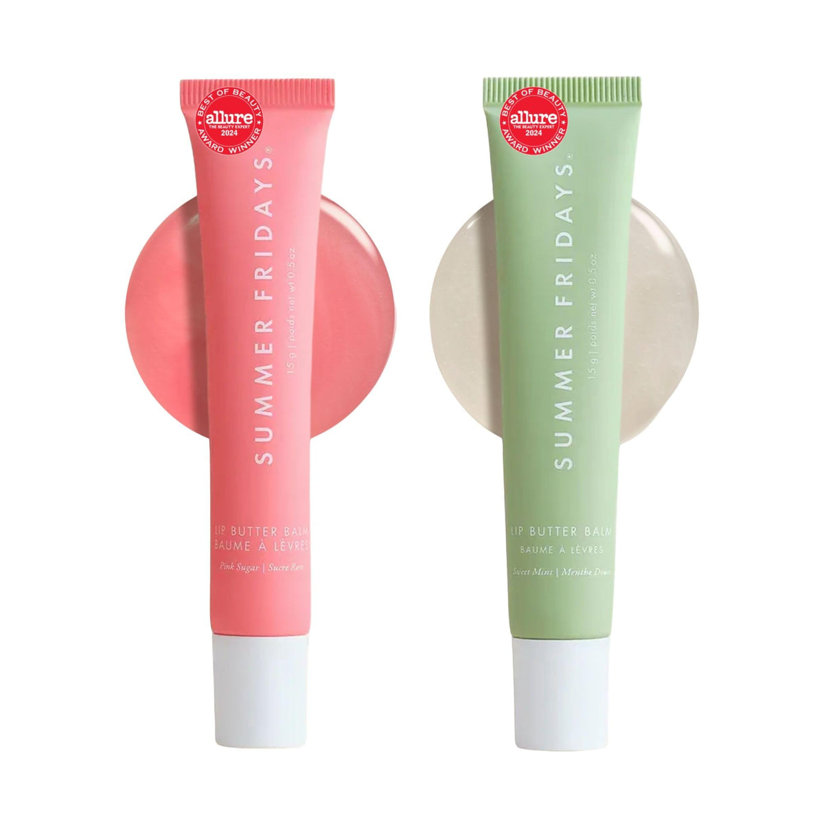 Summer Fridays Lip Butter Balm - Moisturizing Lip Gloss for Instant Shine + Sheer Color