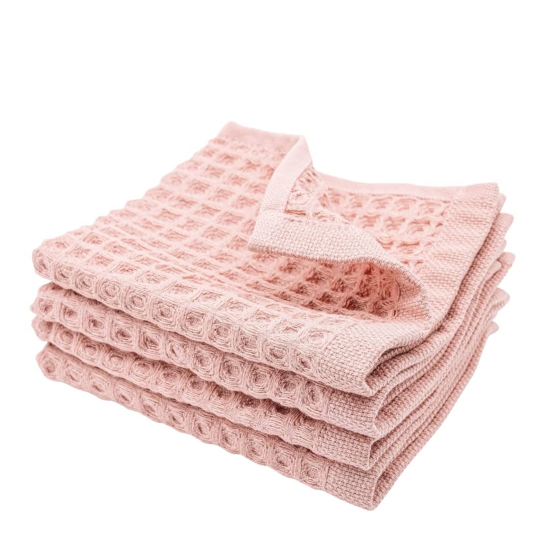 Sea Me At Home Waffle Hand Towel – 100% Turkish Cotton, Quick-Dry, Soft and Absorbent Bathroom Towel (White)