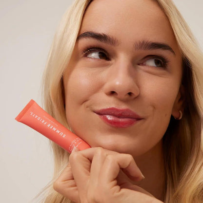 Summer Fridays Lip Butter Balm - Moisturizing Lip Gloss for Instant Shine + Sheer Color