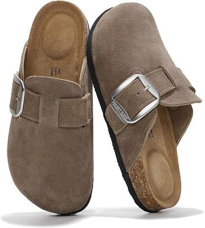 Project Cloud 100% Genuine Leather Clogs for Women Fall Shoes for Women