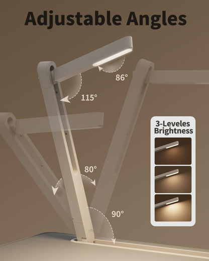 Laptop Bed Tray Desk with LED Desk Lamp