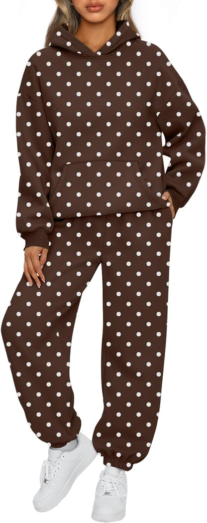 AUTOMET Womens 2 Piece Lounge Sweat Sets Fall Fashion Matching Sweatsuits