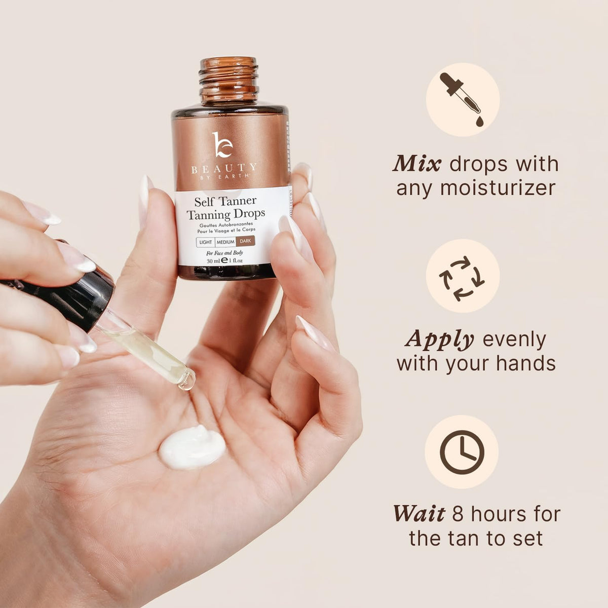 Self Tanning Drops - Usa Made with Natural & Organic Ingredients