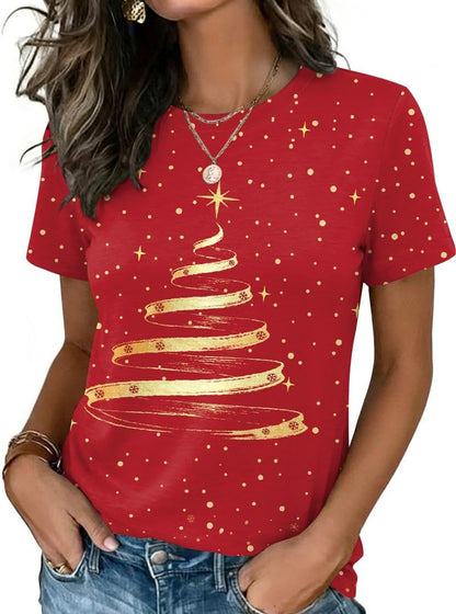 Zeagoo Womens Tshirt Short Sleeve Summer Tops Crewneck Casual Basic Tee Shirts Spring Clothes Trendy Outfit
