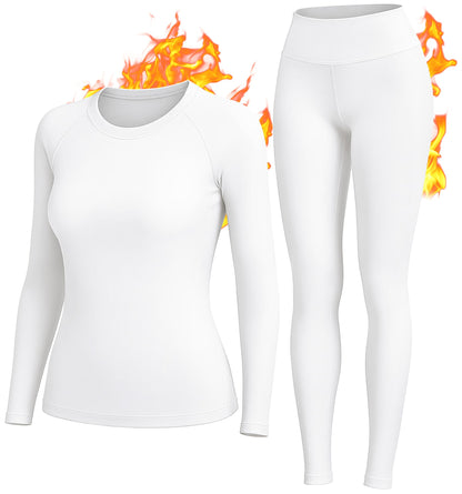 Thermal Underwear for Women Thermal Set Fleece Lined Leggings Long Johns