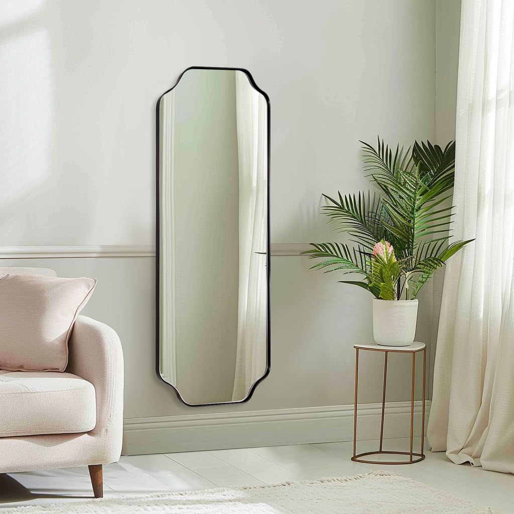 Andy Star Unique Rectangle Wall Mirror, 24"X32"
