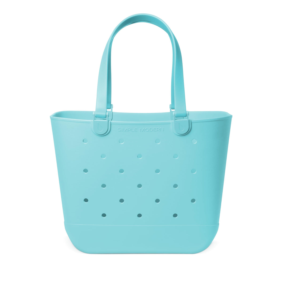 Simple Modern Waterproof Rubber Beach Bag | Large | Black
