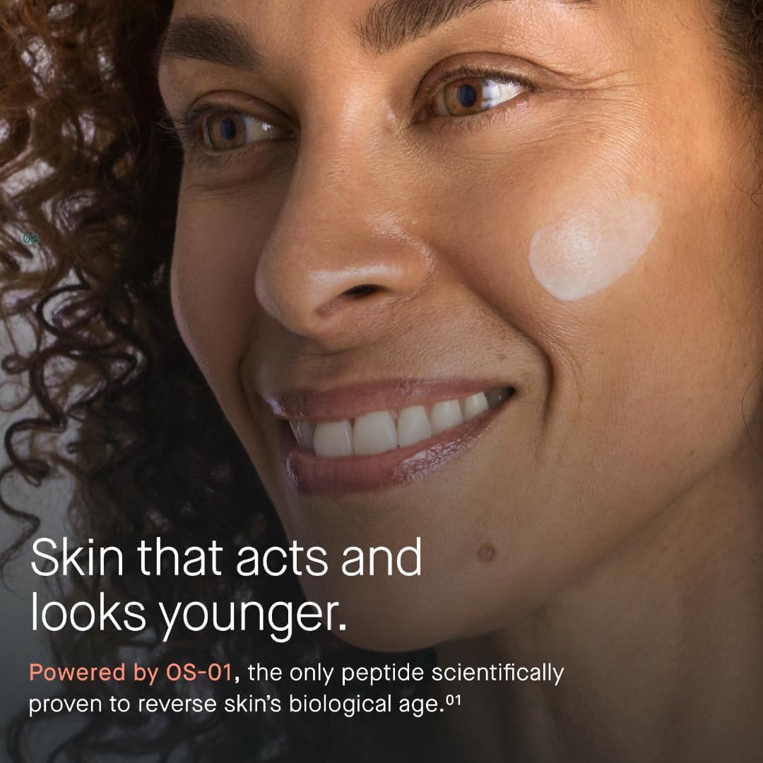 Oneskin Face Os-01 Peptide Topical Supplement | Skin Longevity Age Reversal Moisturizer | Safe for Sensitive Skin, Fragrance-Free