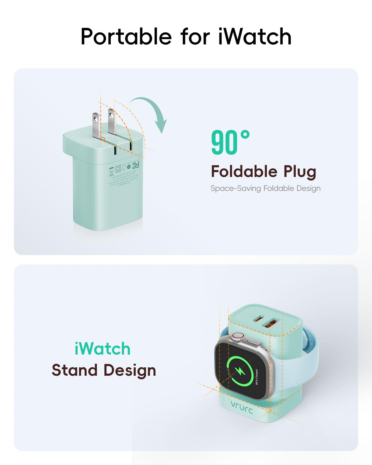 VRURC Fast Charger for Apple Watch