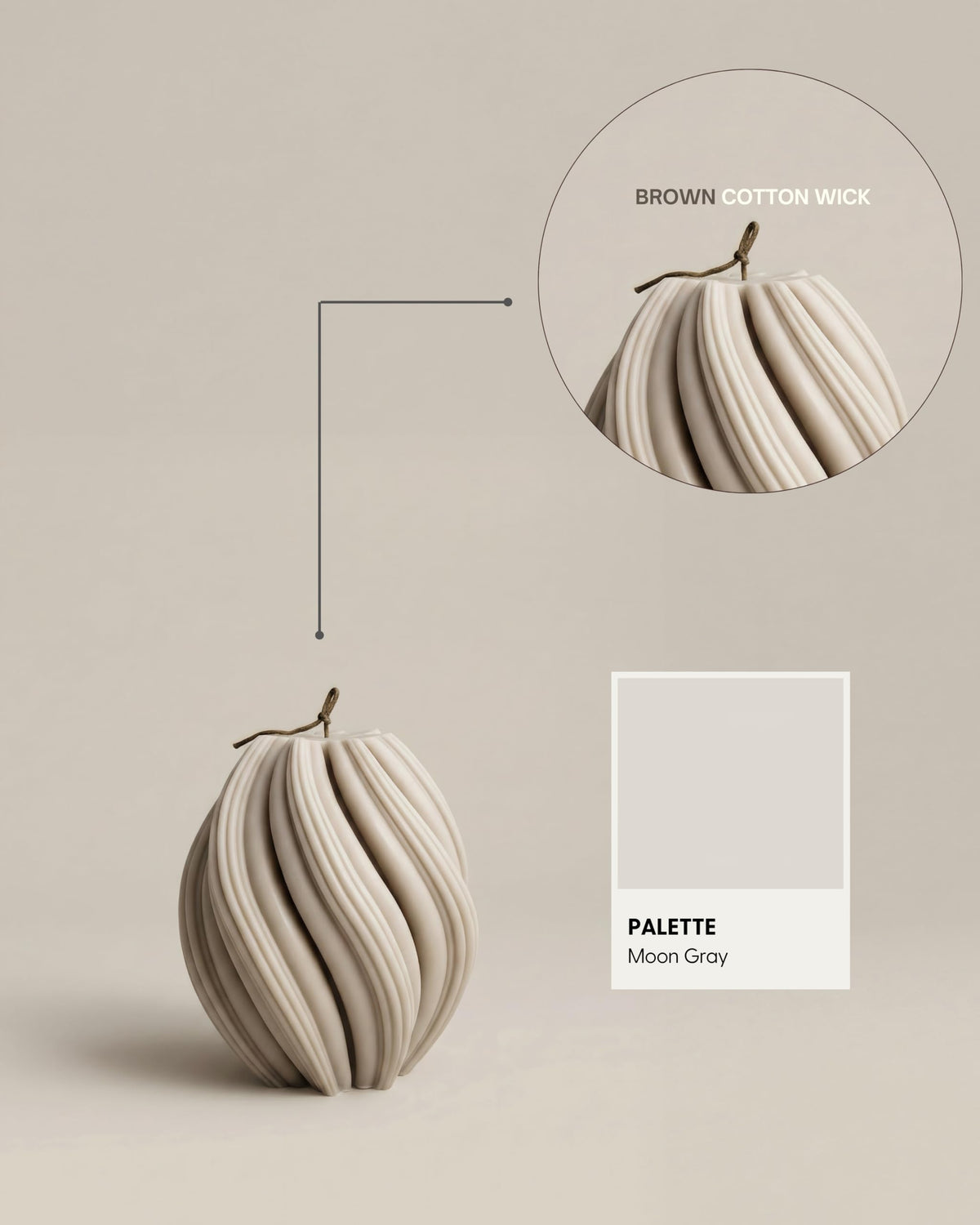 Lawa Swirl Candle