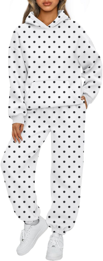 AUTOMET Womens 2 Piece Lounge Sweat Sets Fall Fashion Matching Sweatsuits