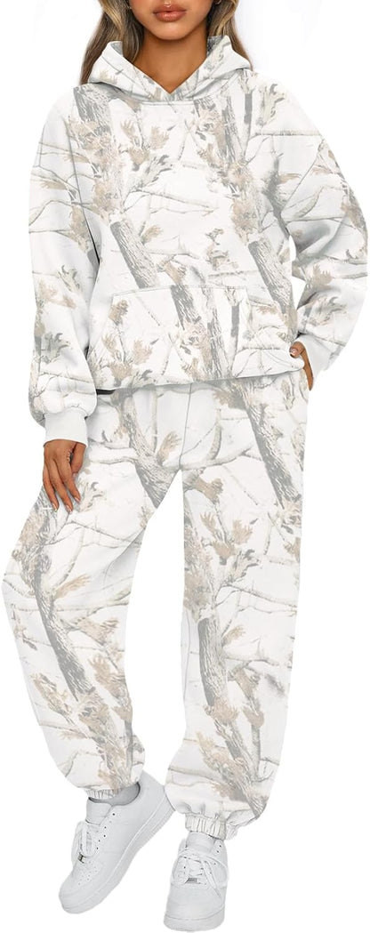AUTOMET Womens 2 Piece Lounge Sweat Sets Fall Fashion Matching Sweatsuits
