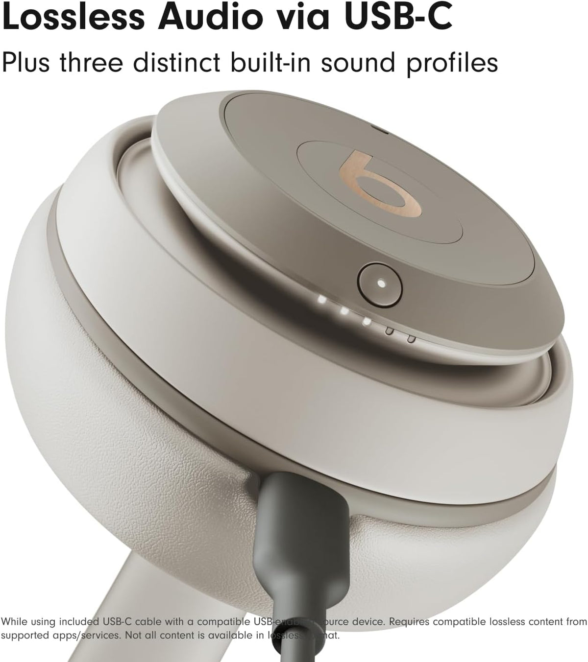 Beats Studio Pro Premium Wireless Over-Ear Headphones- Up to 40-Hour Battery Life, Active Noise Cancelling, Great for Travel & Commuting, USB-C Lossless Audio, Apple & Android Compatible -Black