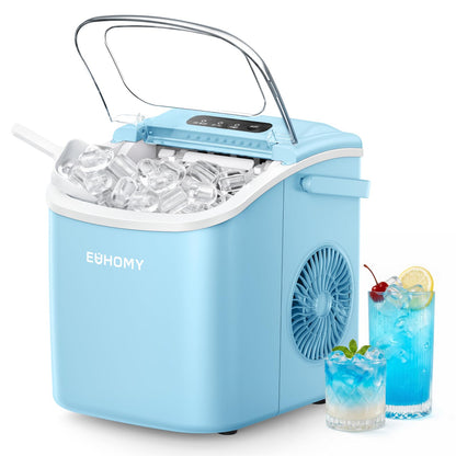 Euhomy Countertop Ice Maker Machine with Handle