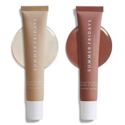 Summer Fridays Lip Butter Balm - Moisturizing Lip Gloss for Instant Shine + Sheer Color